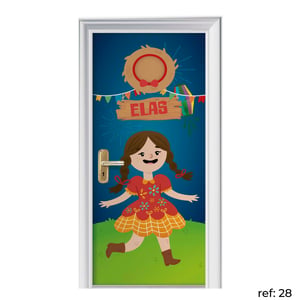 Arraiá - Capa de Porta