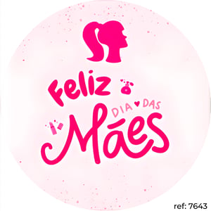 Dia das Mães - Capa de Painel Redondo