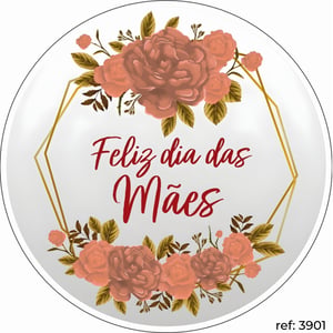 Dia das Mães - Capa de Painel Redondo