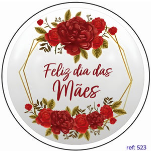 Dia das Mães - Capa de Painel Redondo