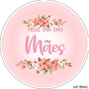 Dia das Mães - Capa de Painel Redondo