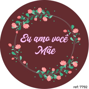 Dia das Mães - Capa de Painel Redondo
