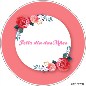 Dia das Mães - Capa de Painel Redondo
