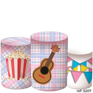 Festa Junina/Arraiá - Trio de Capas de Cilindros