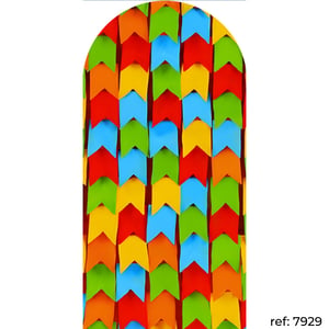 Festa Junina/Arraiá - Capa de Painel Romano Veste Fácil 100x200