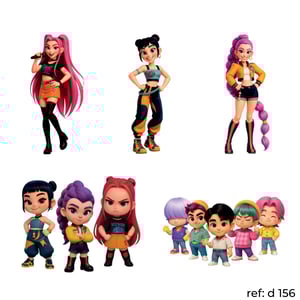 Temas Variados - Kit 5 Displays em PS 25cm