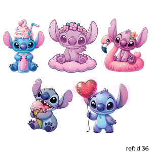 Temas Variados - Kit 5 Displays em PS 25cm