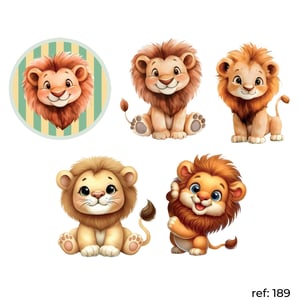 Temas Variados - Kit 5 Displays em PS 25cm