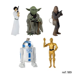 Temas Variados - Kit 5 Displays em PS 25cm