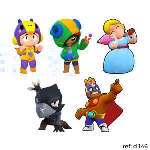 Temas Variados - Kit 5 Displays em PS 25cm