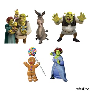 Temas Variados - Kit 5 Displays em PS 25cm