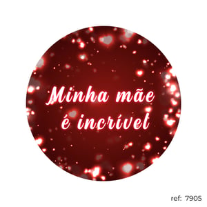 Dia das Mães - Capa de Painel Redondo