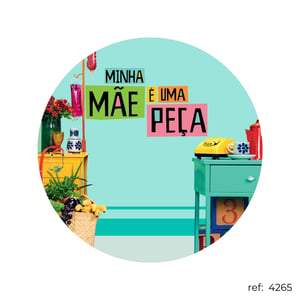 Dia das Mães - Capa de Painel Redondo