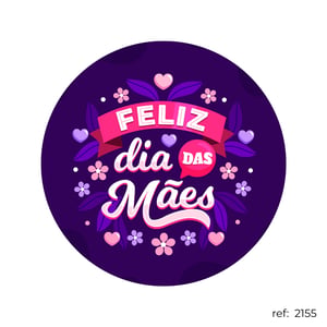 Dia das Mães - Capa de Painel Redondo