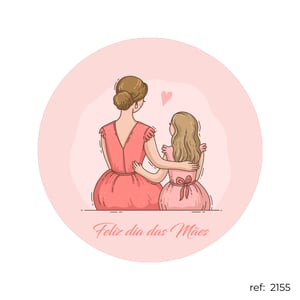 Dia das Mães - Capa de Painel Redondo