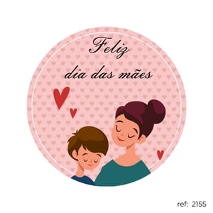 Dia das Mães - Capa de Painel Redondo