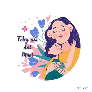Dia das Mães - Capa de Painel Redondo