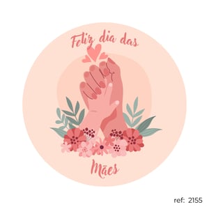 Dia das Mães - Capa de Painel Redondo