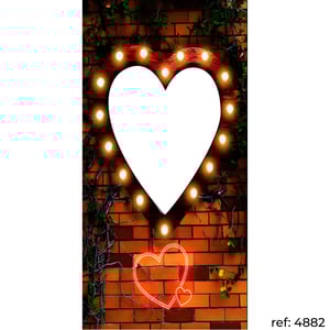 Dia dos Namorados - Capa de Painel Lateral Vazado Veste Fácil 100x200