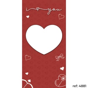 Dia dos Namorados - Capa de Painel Lateral Vazado Veste Fácil 100x200