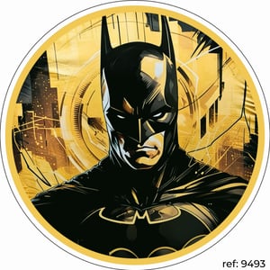 Batman - Capa de Painel Redondo