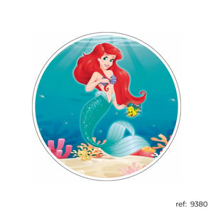 Pequena Sereia - Capa de Painel Redondo