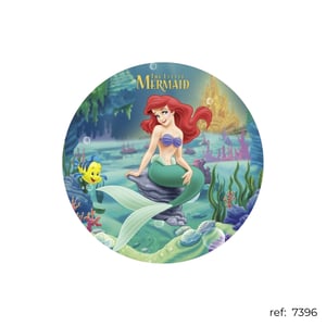 Pequena Sereia - Capa de Painel Redondo
