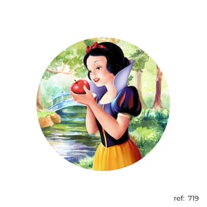 Branca de Neve - Capa de Painel Redondo