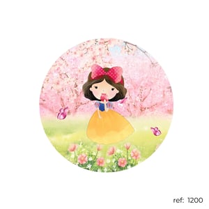 Branca de Neve - Capa de Painel Redondo