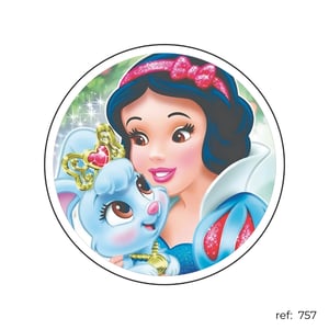 Branca de Neve - Capa de Painel Redondo