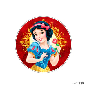 Branca de Neve - Capa de Painel Redondo