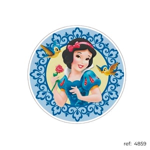 Branca de Neve - Capa de Painel Redondo
