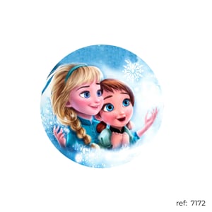 Frozen - Capa de Painel Redondo