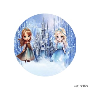 Frozen - Capa de Painel Redondo