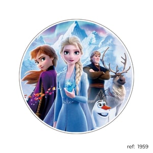 Frozen - Capa de Painel Redondo
