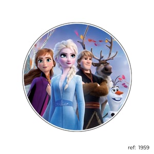 Frozen - Capa de Painel Redondo