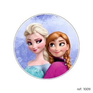 Frozen - Capa de Painel Redondo