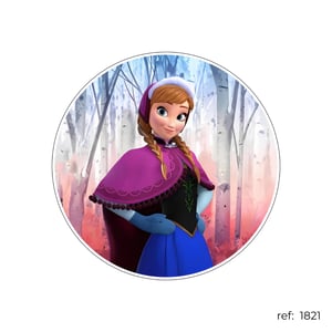 Frozen - Capa de Painel Redondo