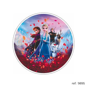 Frozen - Capa de Painel Redondo