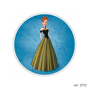 Frozen - Capa de Painel Redondo