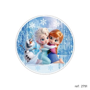 Frozen - Capa de Painel Redondo
