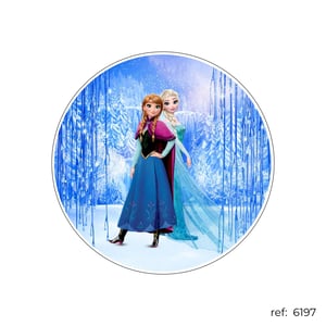 Frozen - Capa de Painel Redondo