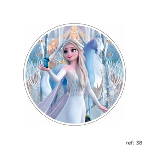 Frozen - Capa de Painel Redondo
