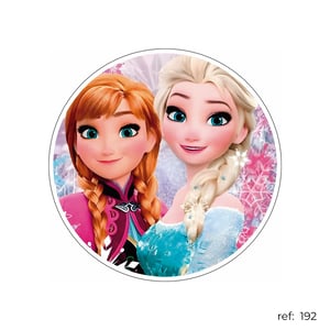 Frozen - Capa de Painel Redondo
