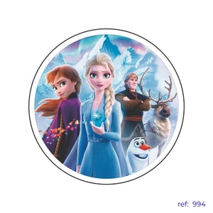 Frozen - Capa de Painel Redondo