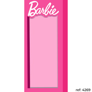 Barbie - Capa de Painel Lateral Veste Fácil 100x200