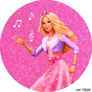 Barbie - Capa de Painel Redondo