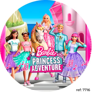 Barbie - Capa de Painel Redondo