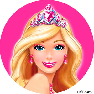 Barbie - Capa de Painel Redondo