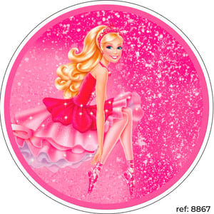 Barbie - Capa de Painel Redondo